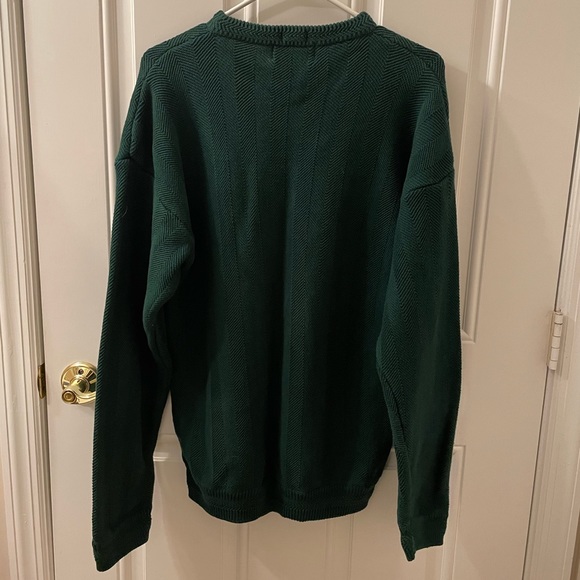 Vintage green Chaps crewneck sweater - Picture 2 of 5